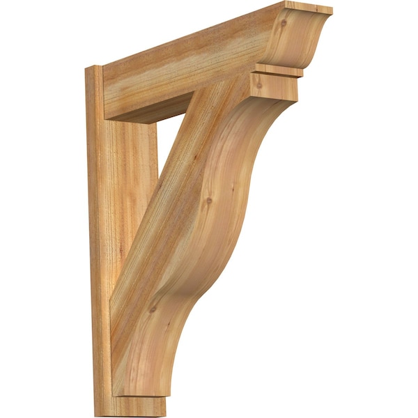 Ekena Millwork Funston Traditional Rough Sawn Outlooker, Western Red Cedar, 8"W x 34"D x 38"H OUT08X34X38FST01RWR - main